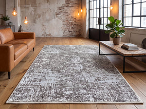 Zara 01850A szürke szőnyeg nappaliban