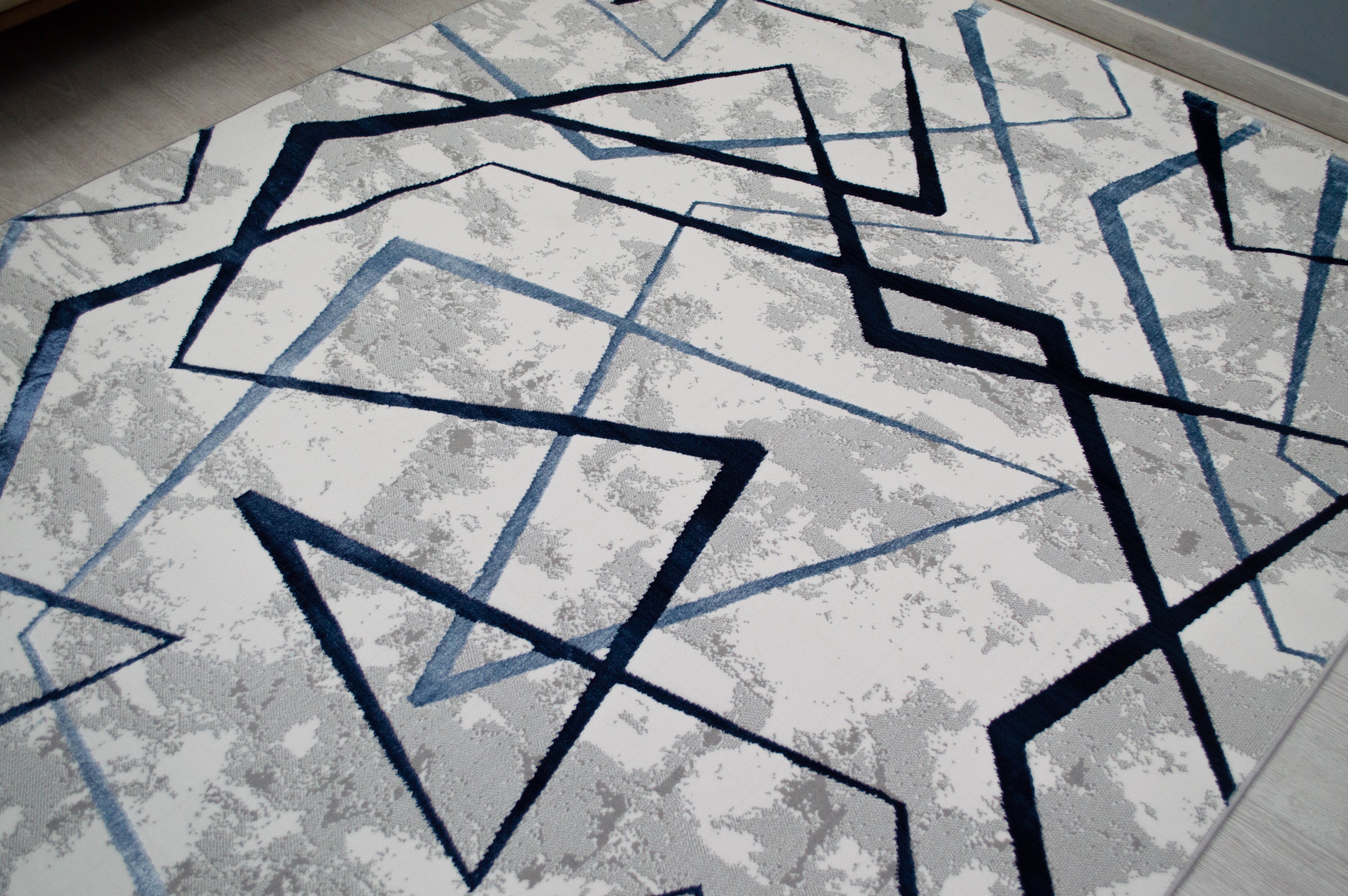 Palermo Kék Fényes Szőnyeg